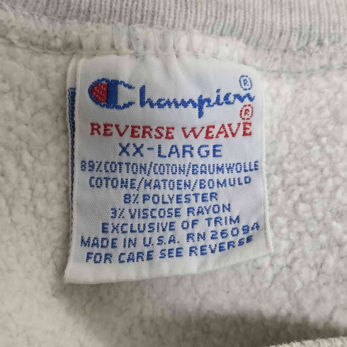 チャンピオン Champion 90S USA製 刺繍タグ REVERSEWEAVE 2段ラバープリント BOWRING GREEN  メンズ import:XXL